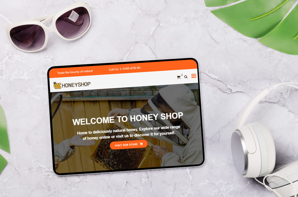 Premium Honey Shop WP Theme