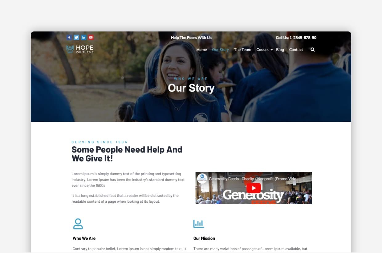 Charity WP Theme