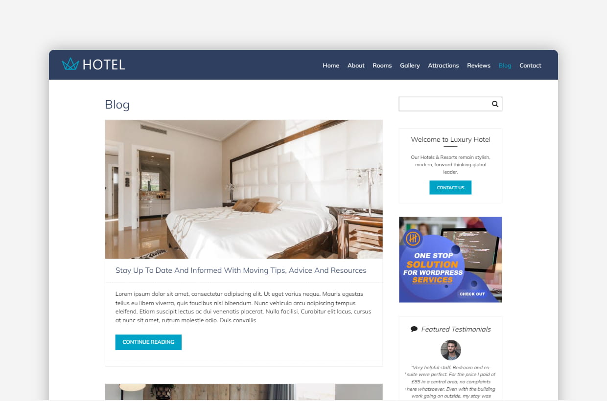 premium apartment wp theme