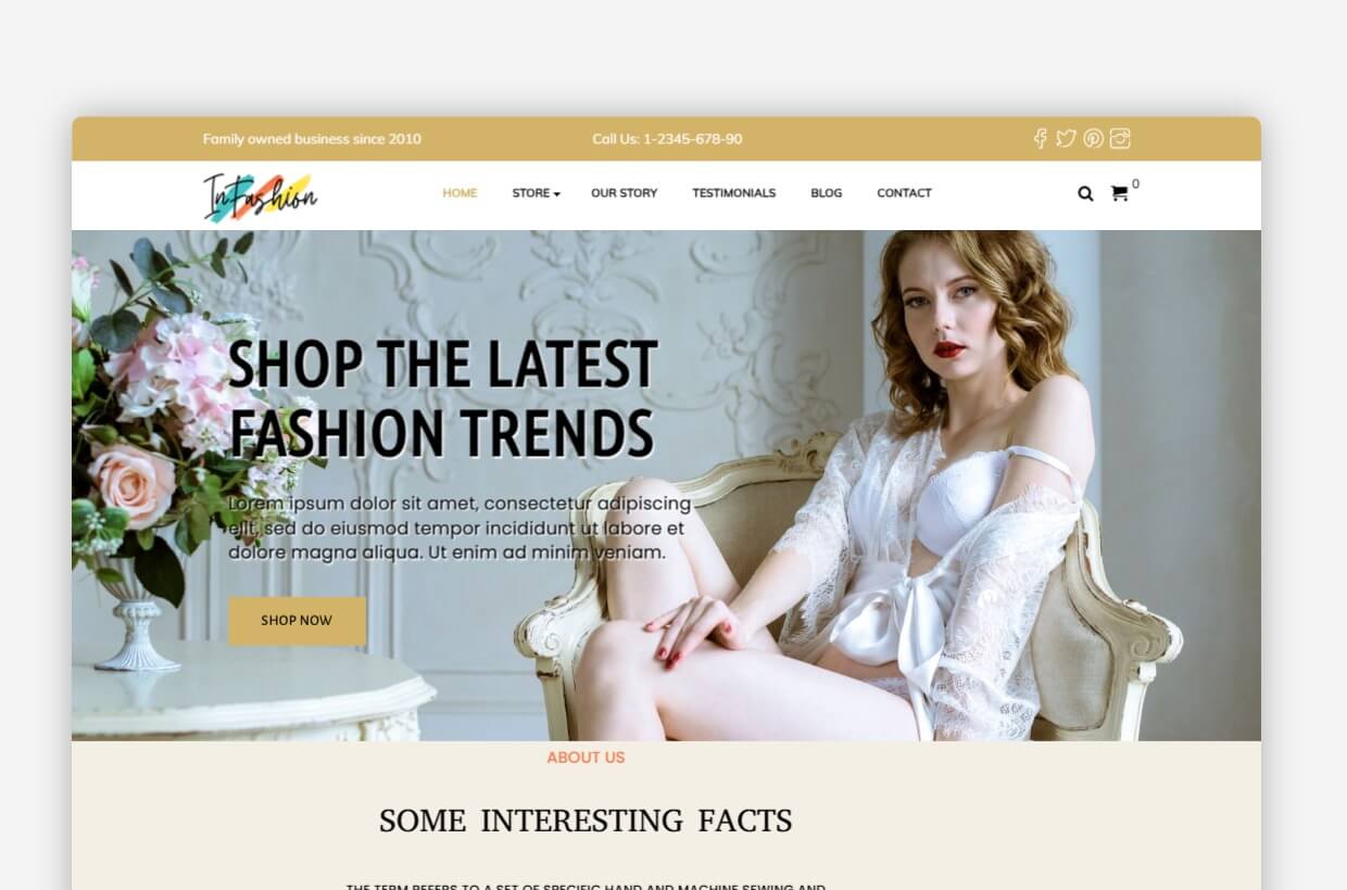 inFashion - Fashion & Lifestyle WooCommerce WP Theme