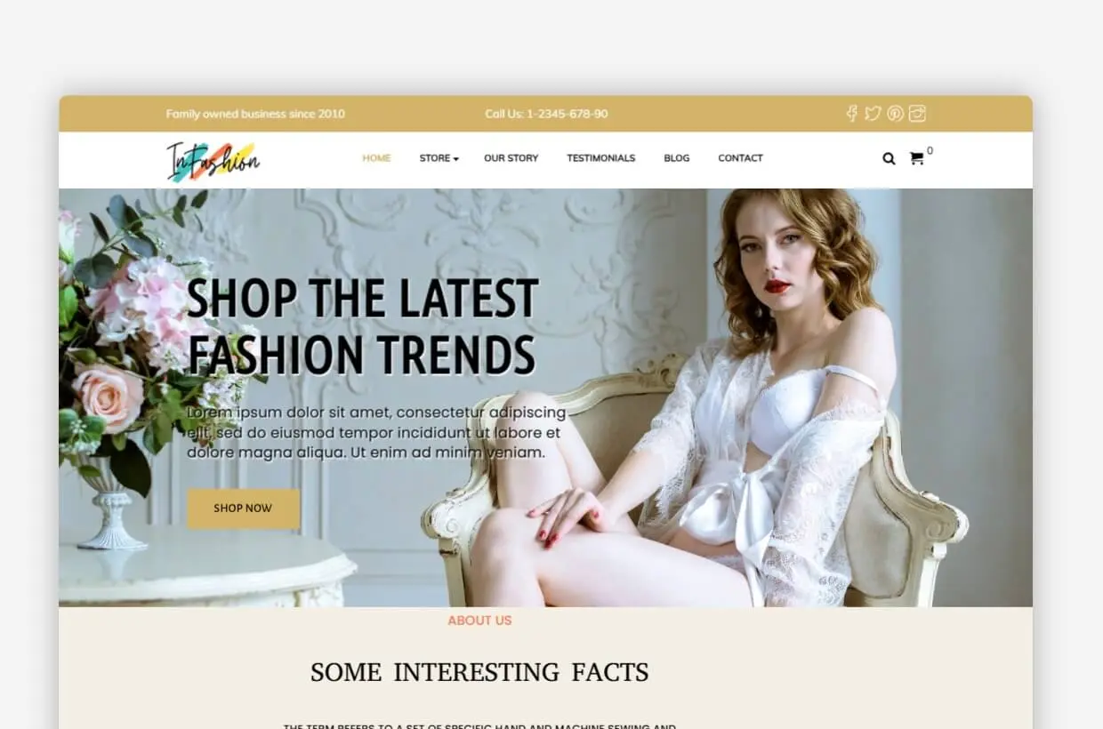 inFashion – Fashion & Lifestyle WooCommerce WP Theme