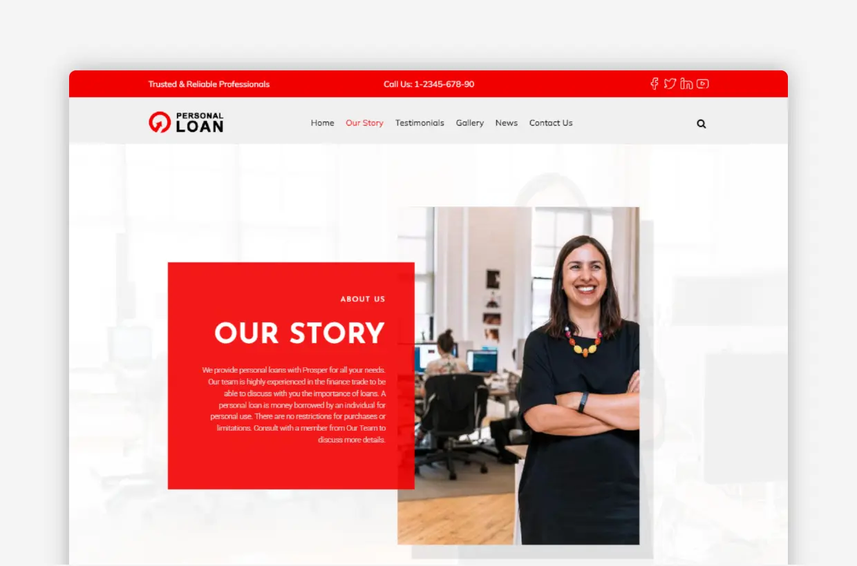 Loan Officer WordPress Template