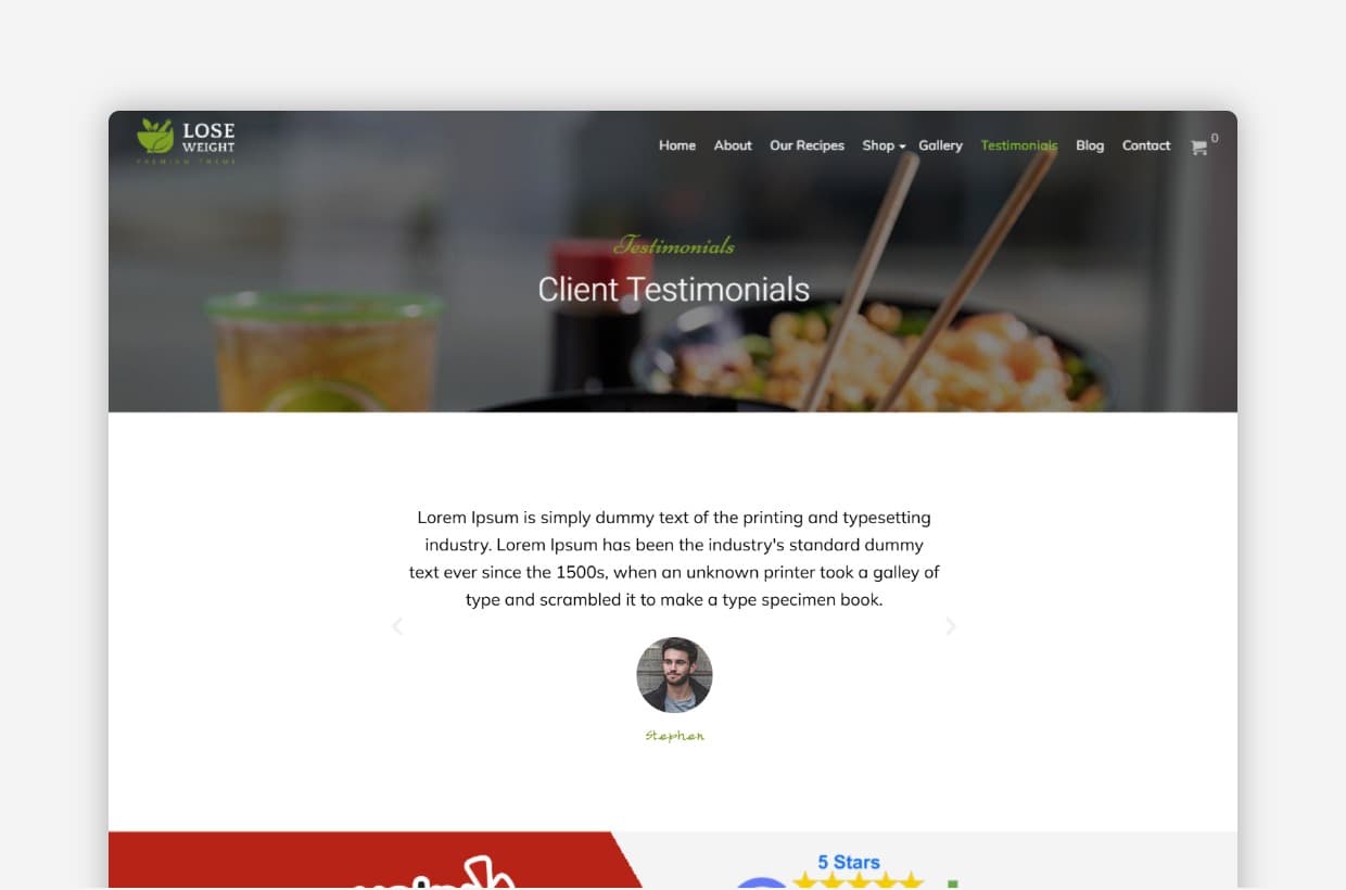 Weight Loss WP Theme