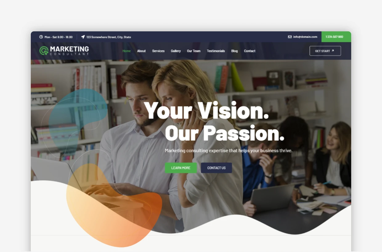 MarketingConsultant - Marketing Consultant WordPress Theme