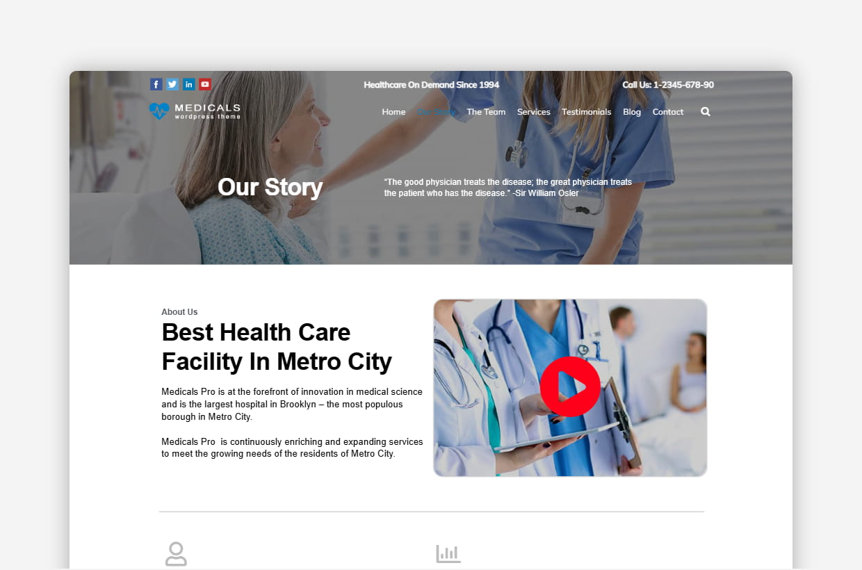 premium medical wp theme