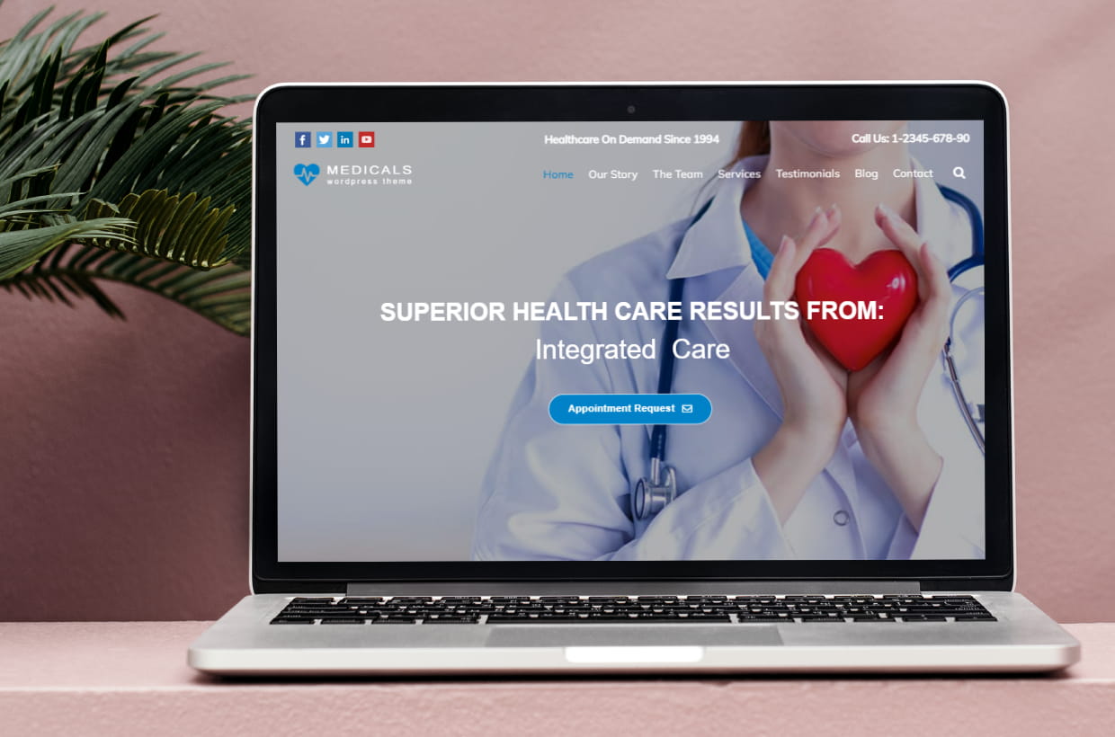 premium healthcare wordpress template