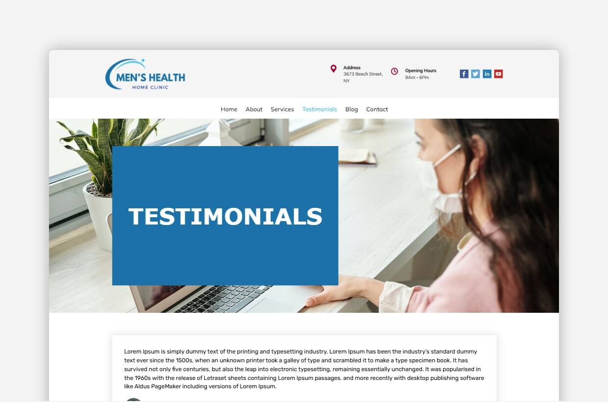 Clinic WP Template