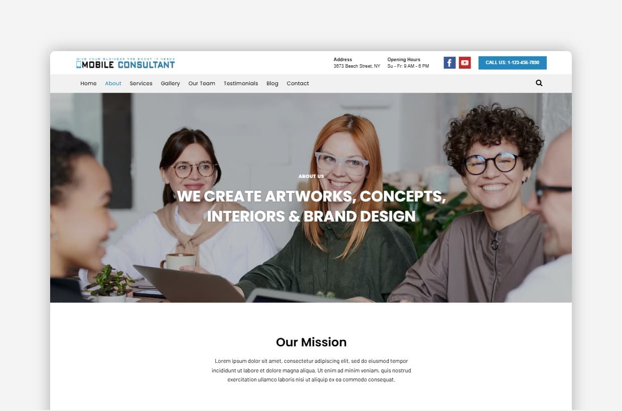 Consultant WordPress Theme