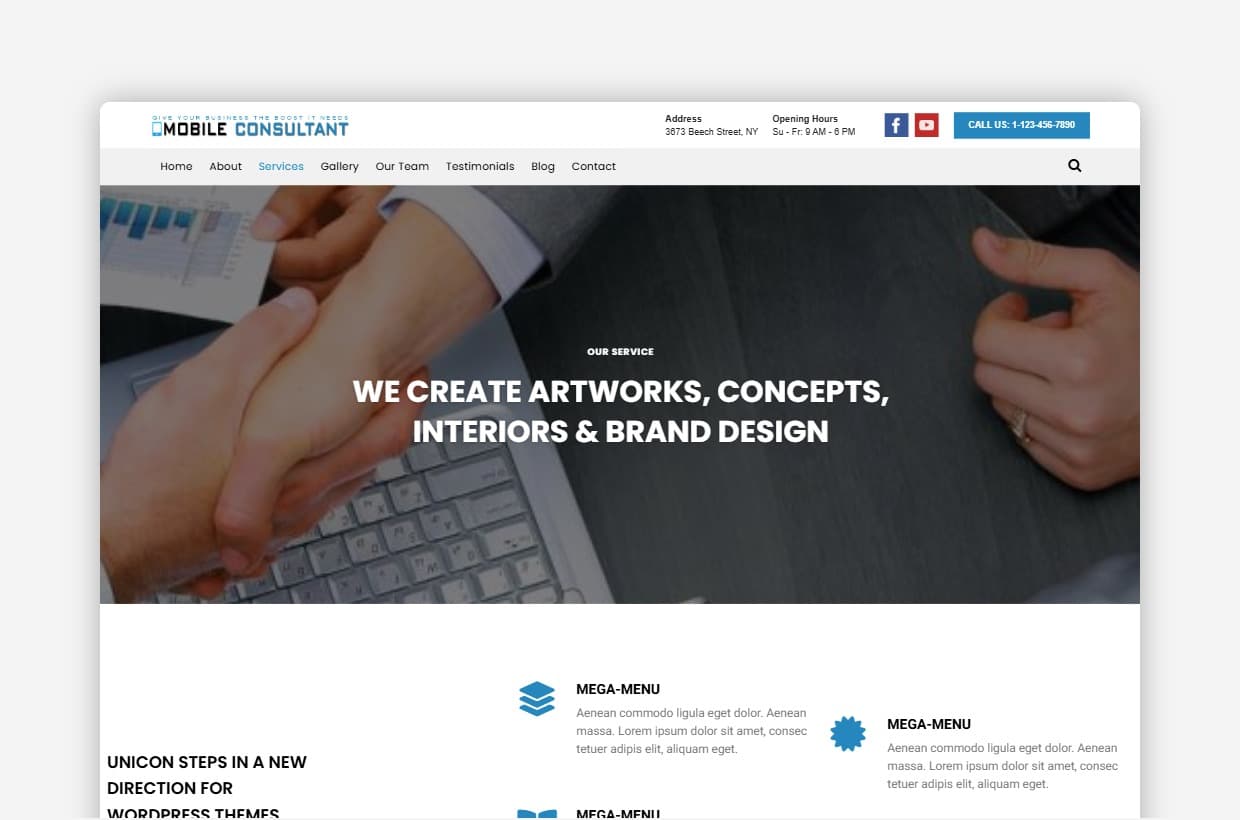 Consultant WP Template