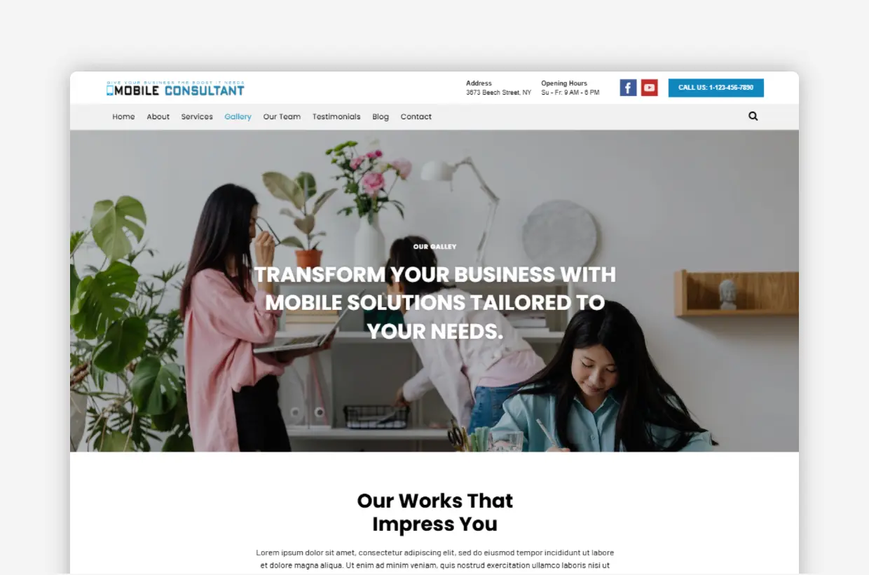 Consultant WordPress Template
