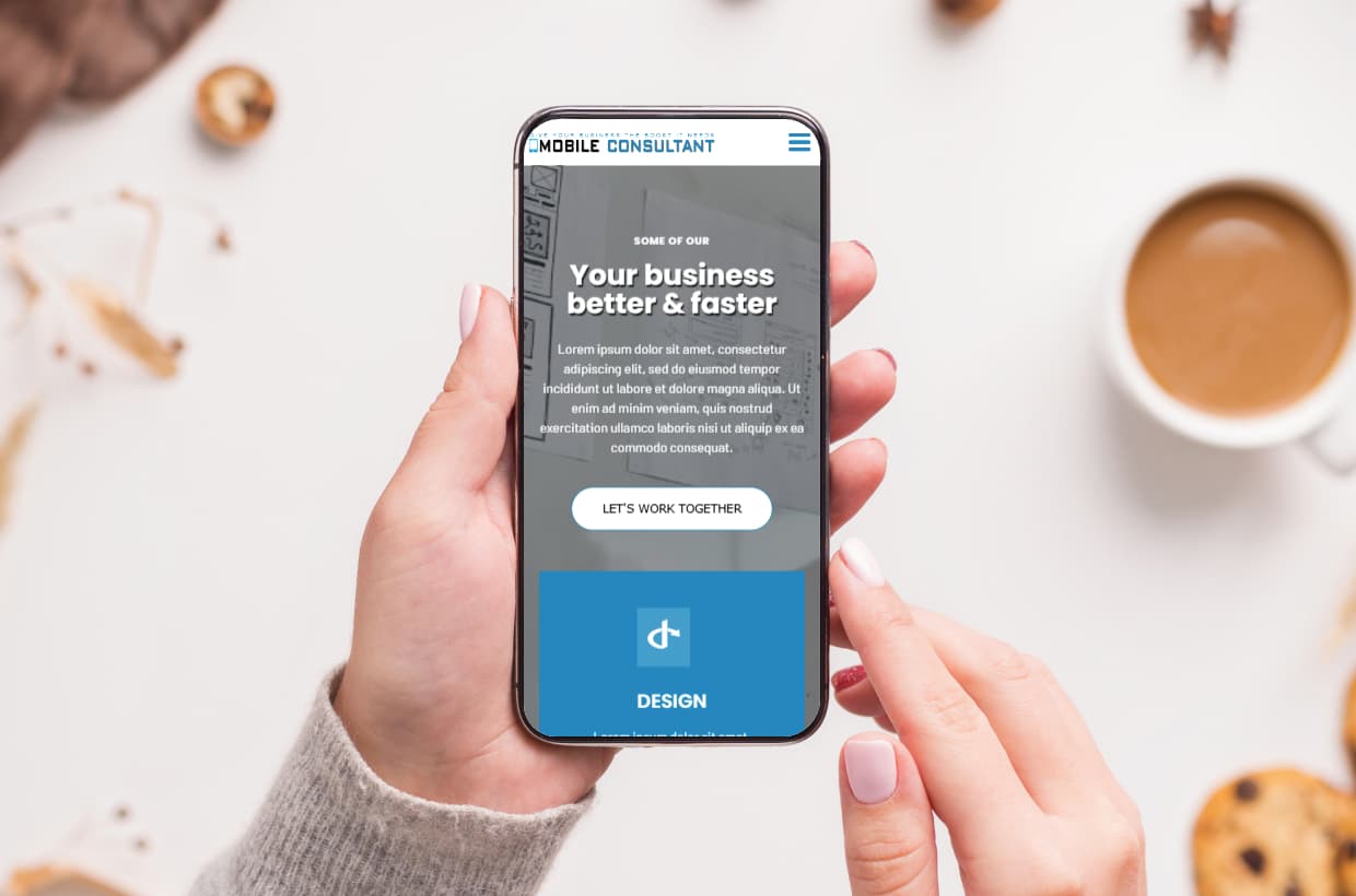 Mobile Consultant WordPress Template