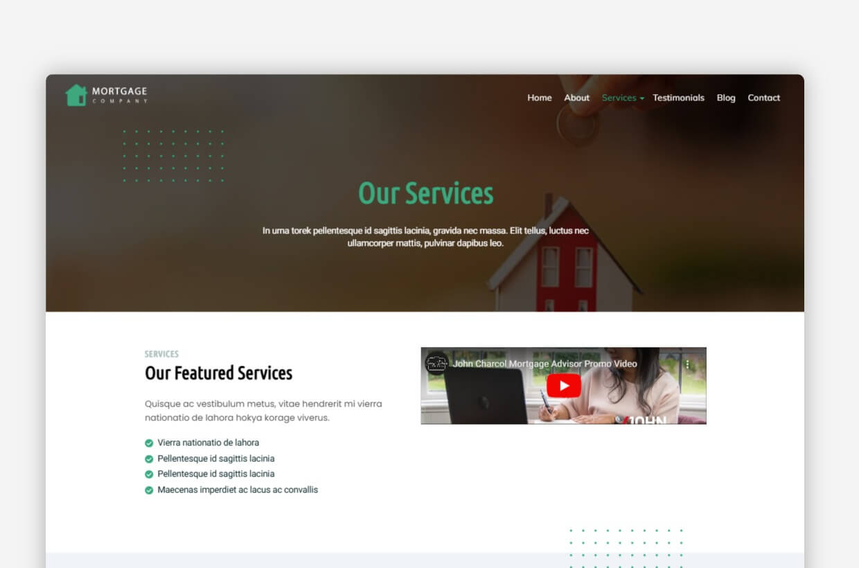 Mortgage Company WP Theme