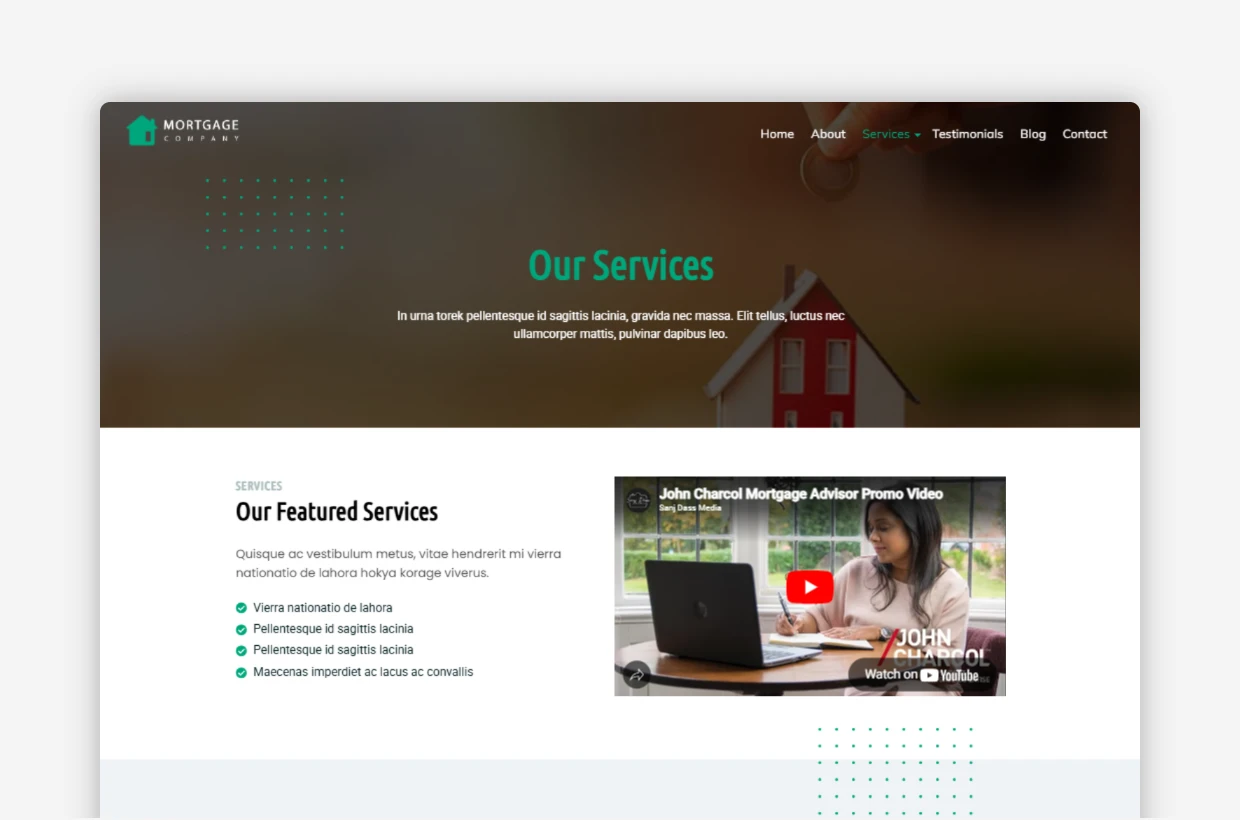 Mortgage Company WP Theme