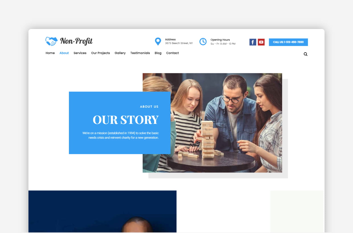 premium nonprofit pro wp theme