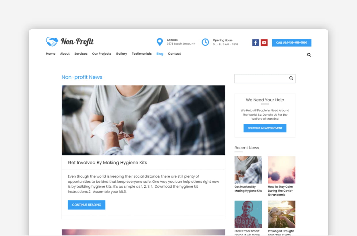 Premium Fast And Clean WordPress Theme