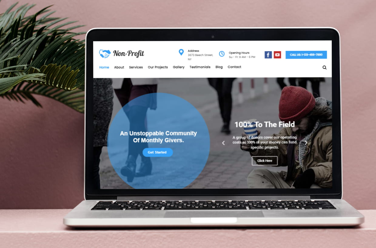 Premium Charity WordPress Template