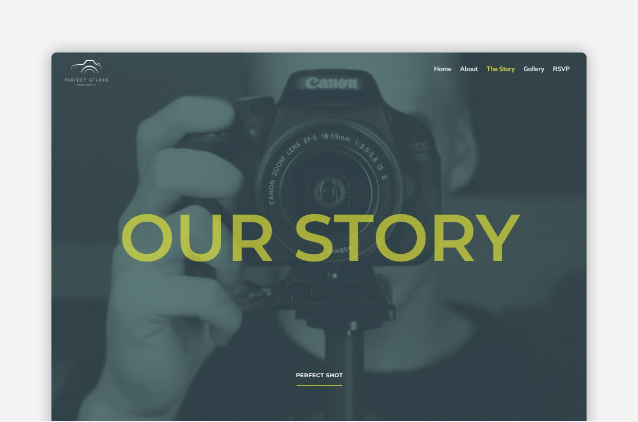 Photography WordPress Template