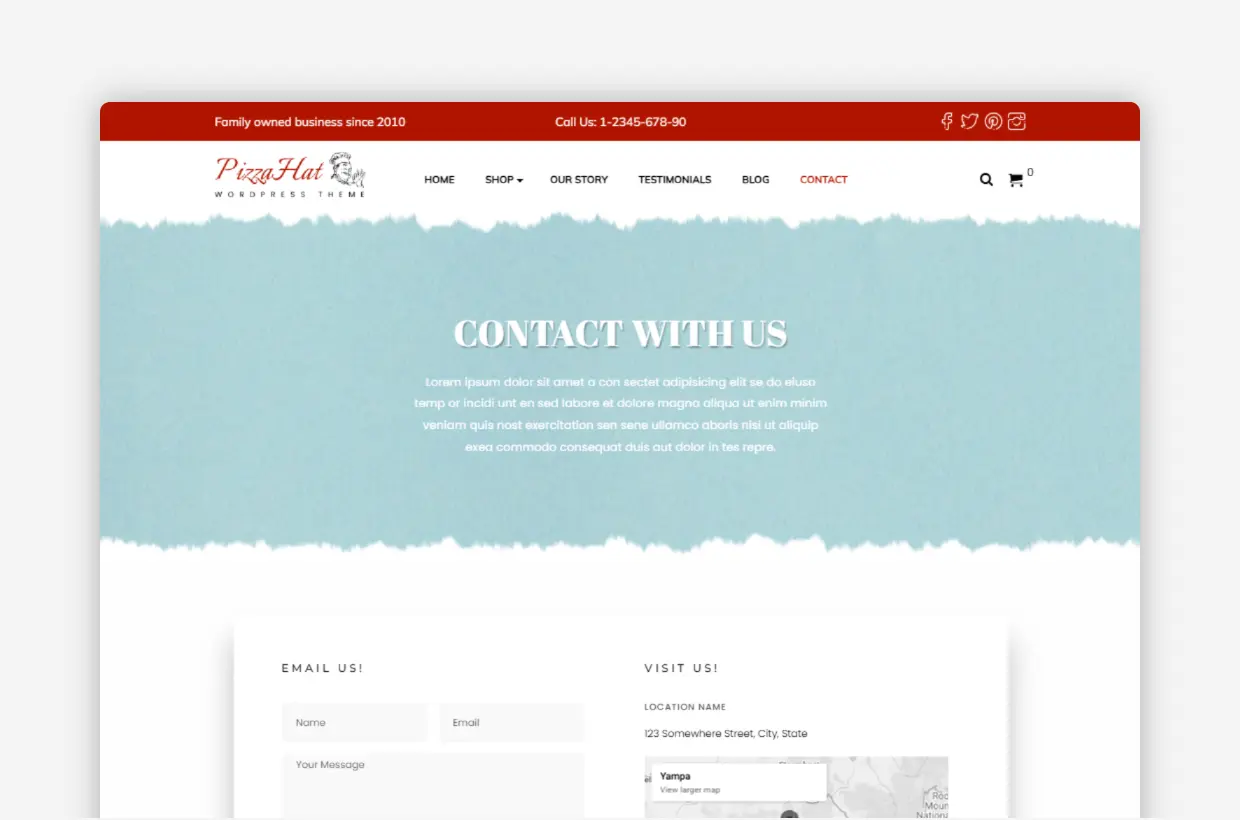 Restaurant WP Template