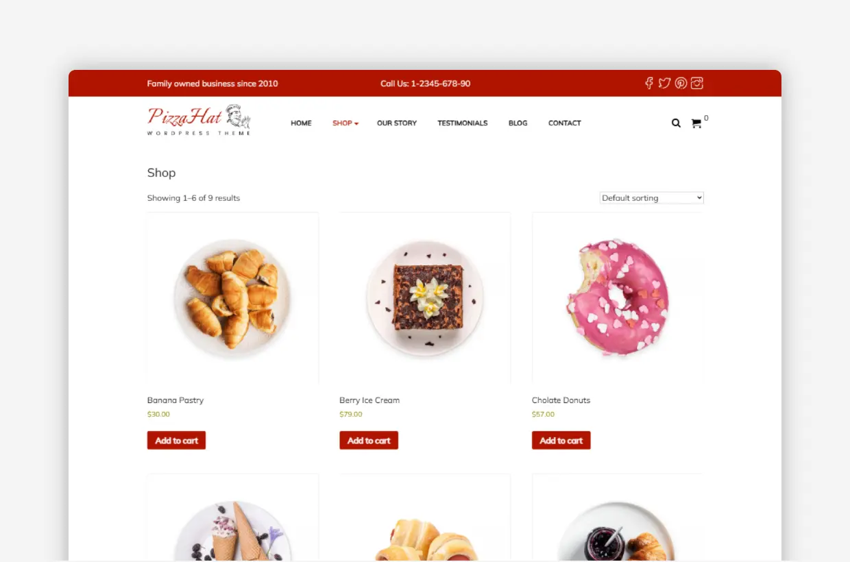 bakery WP Theme