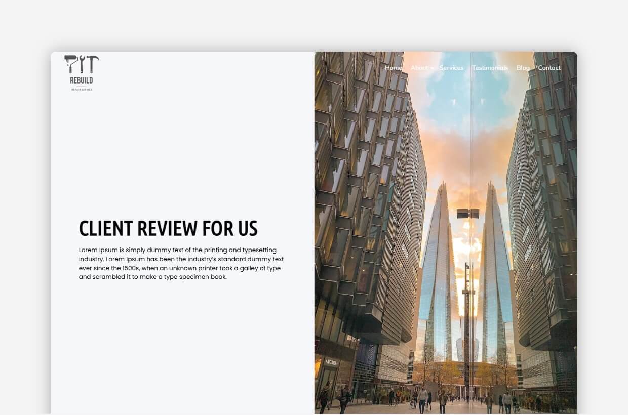 Architect WP Template