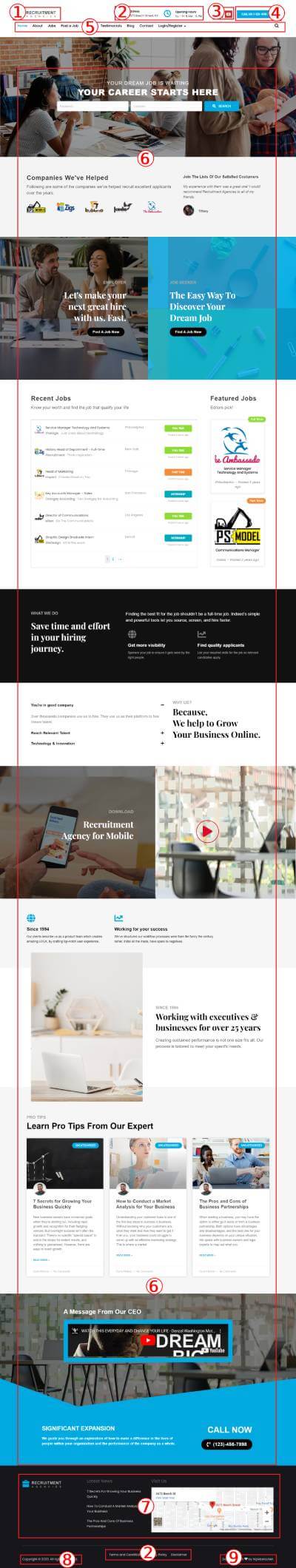 Recruitment Agency WordPress Theme Documentation