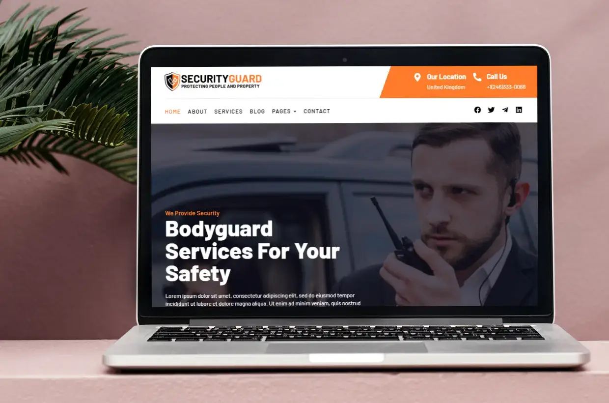 Security WordPress Theme
