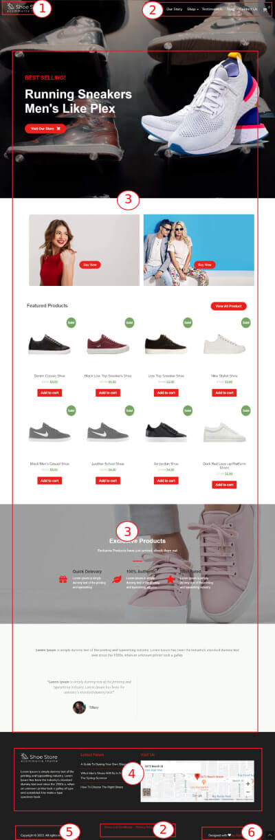 Shoe Store WordPress Theme Documentation