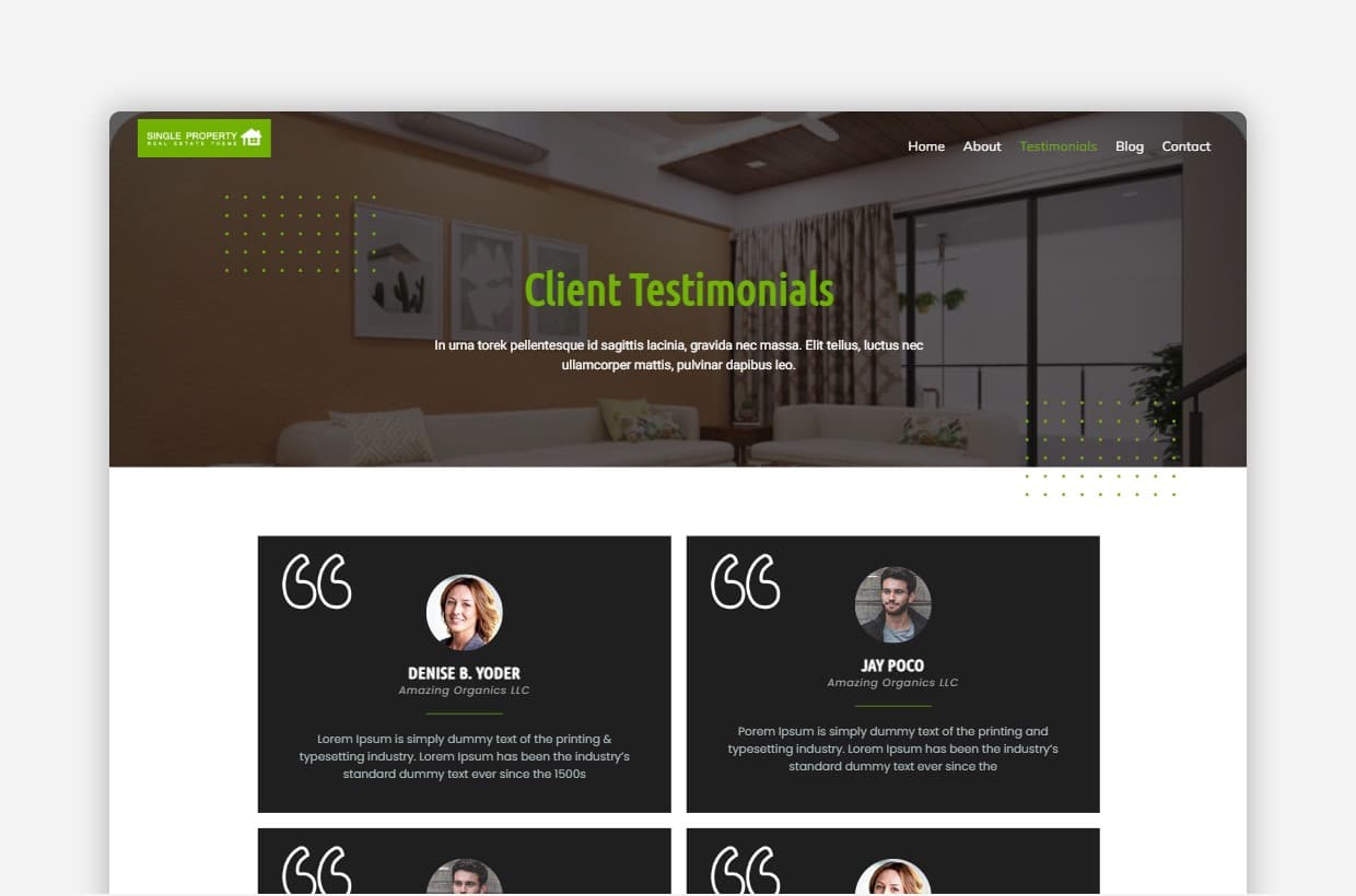 Apartment WordPress Template