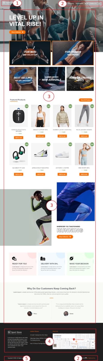 Sport Store WordPress Theme Documentation