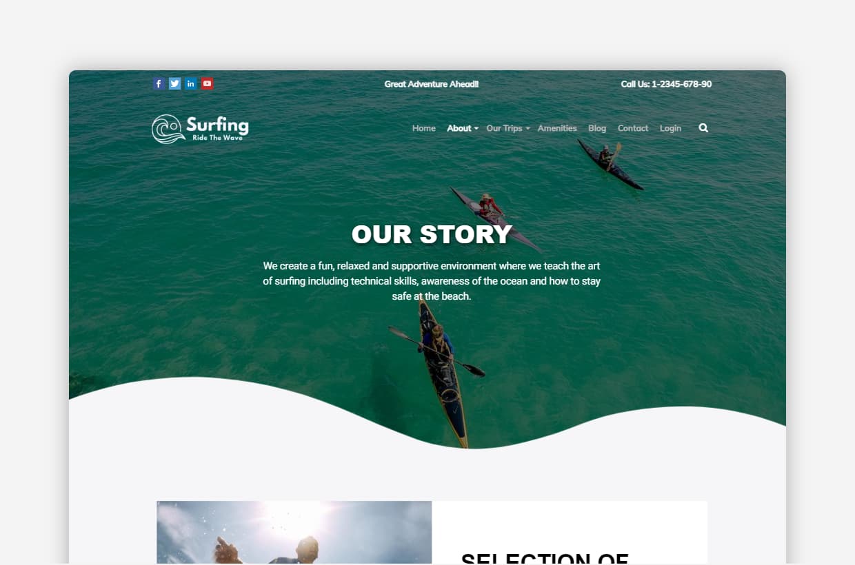 Surfing WP Theme