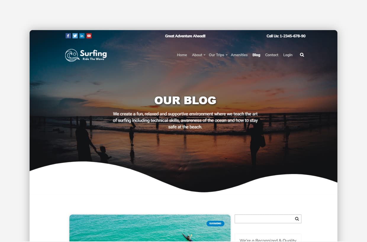 Snorkeling WordPress Theme