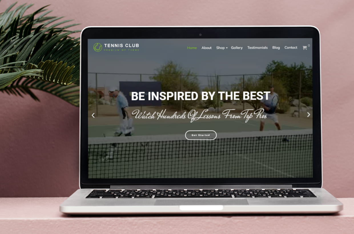 Premium Tennis Store WordPress Template