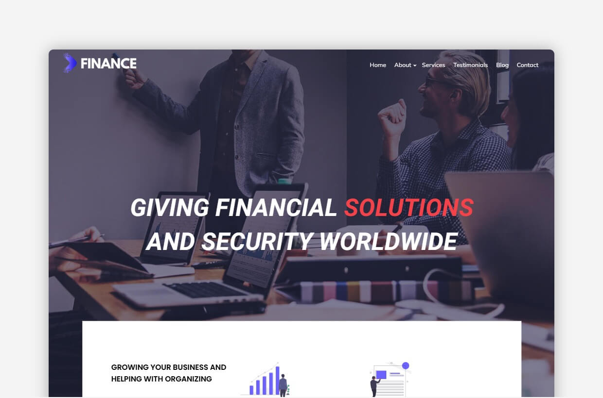 TotalFinance - Finance WordPress Theme