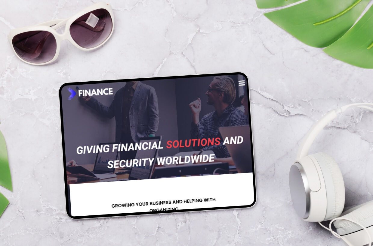 Finance WordPress Template