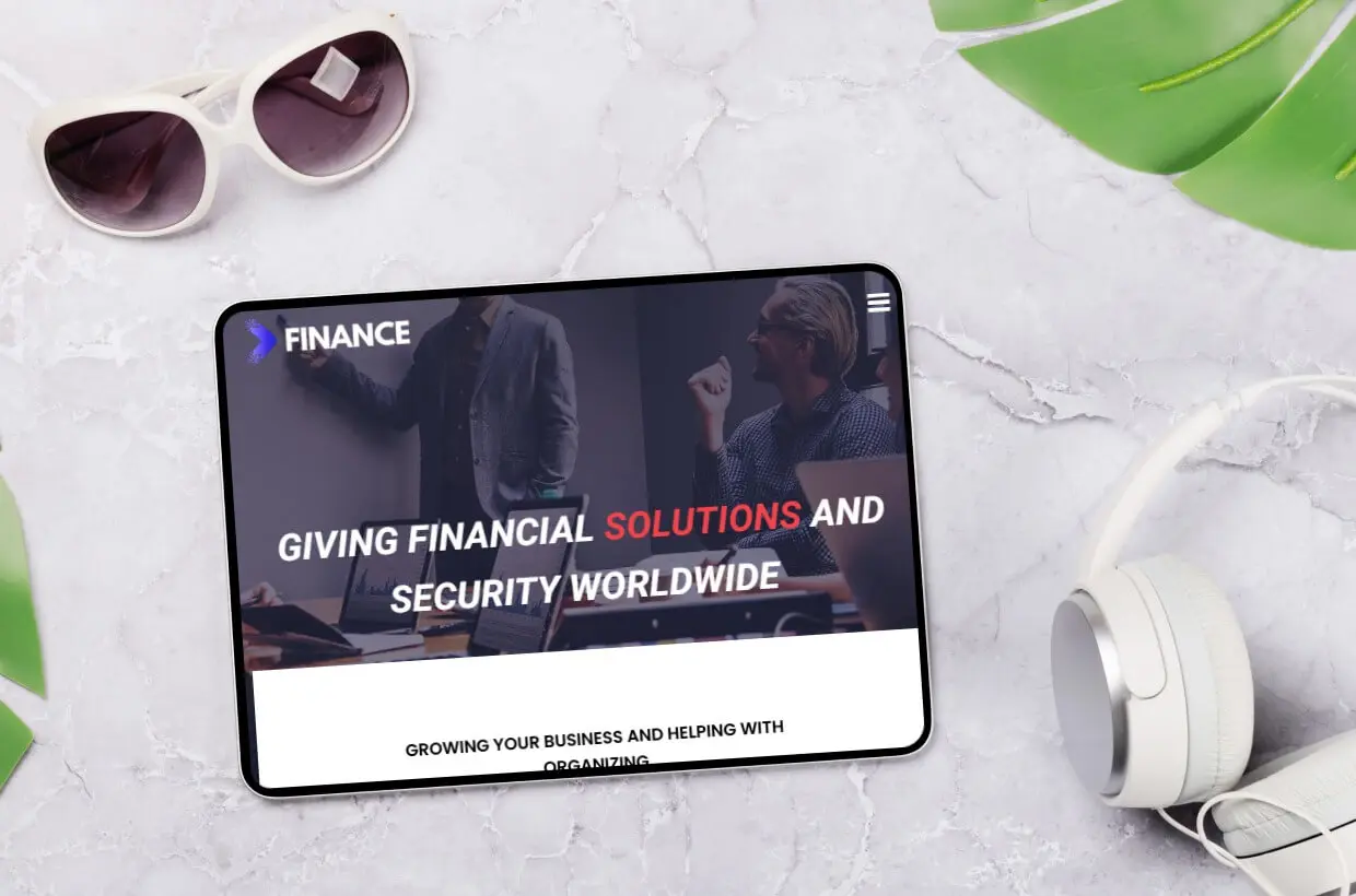 Finance WordPress Template