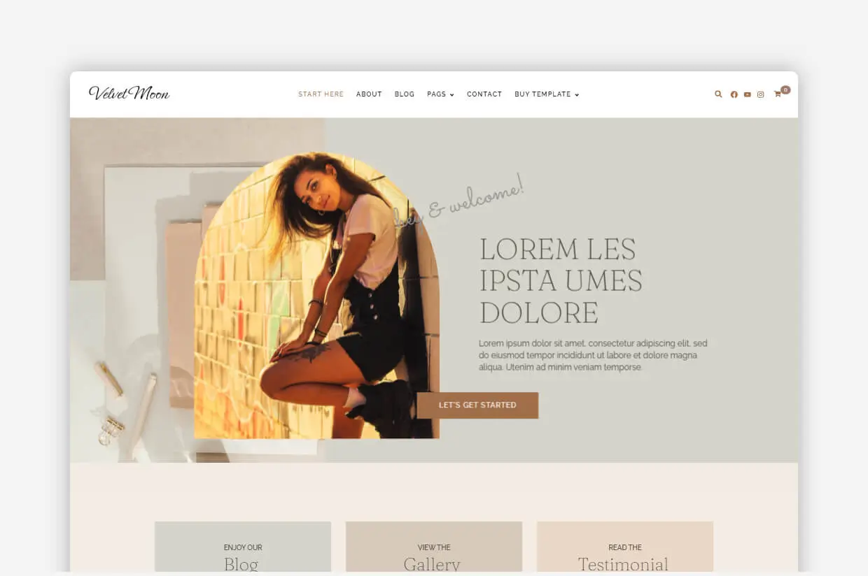 Velvet Moon: The Ultimate Affordable WordPress Blog Theme for Bloggers