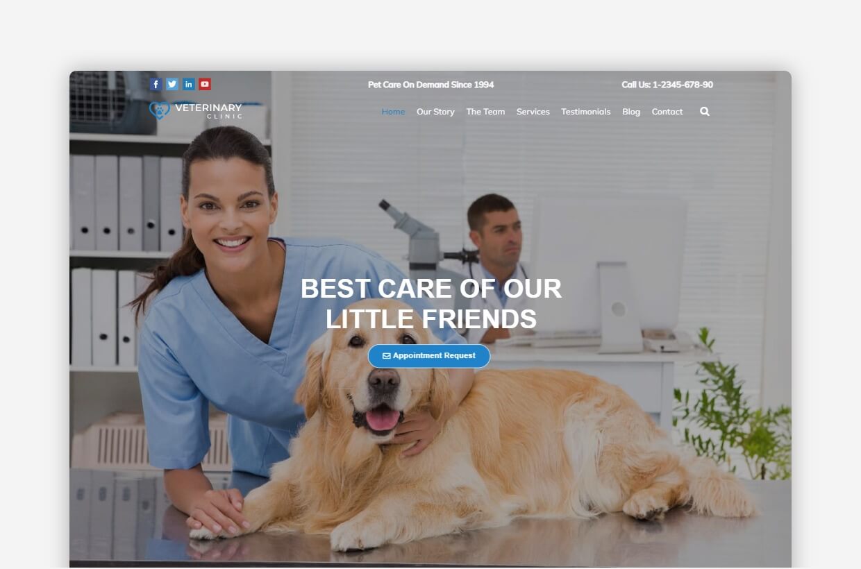 Veterinary Clinic: Best Veterinary WordPress Theme