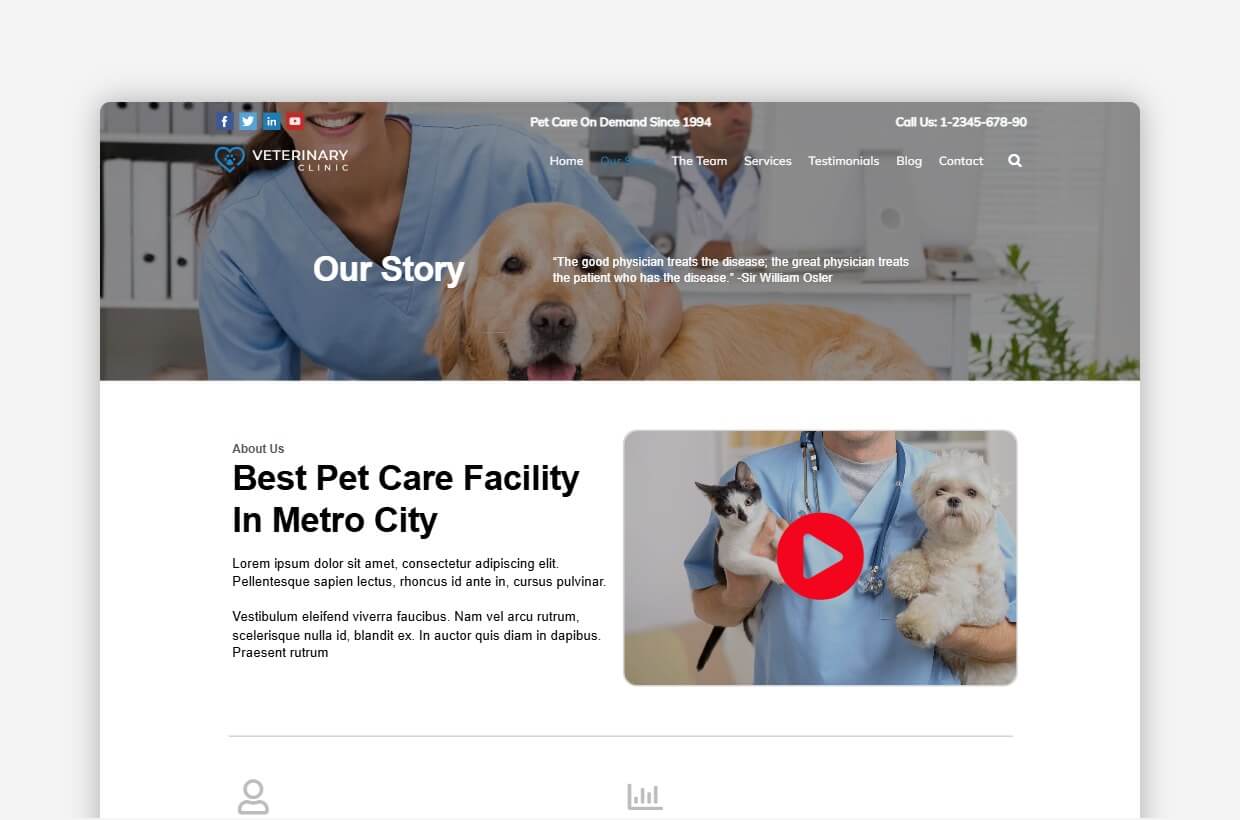 Veterinary Clinic WP Theme