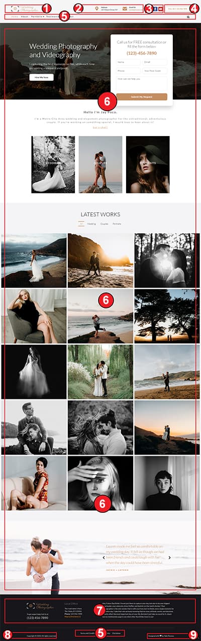 WeddingPhotographer Pro WordPress Theme Documentation