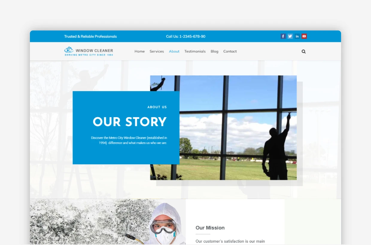 Cleaning Services WordPress Theme