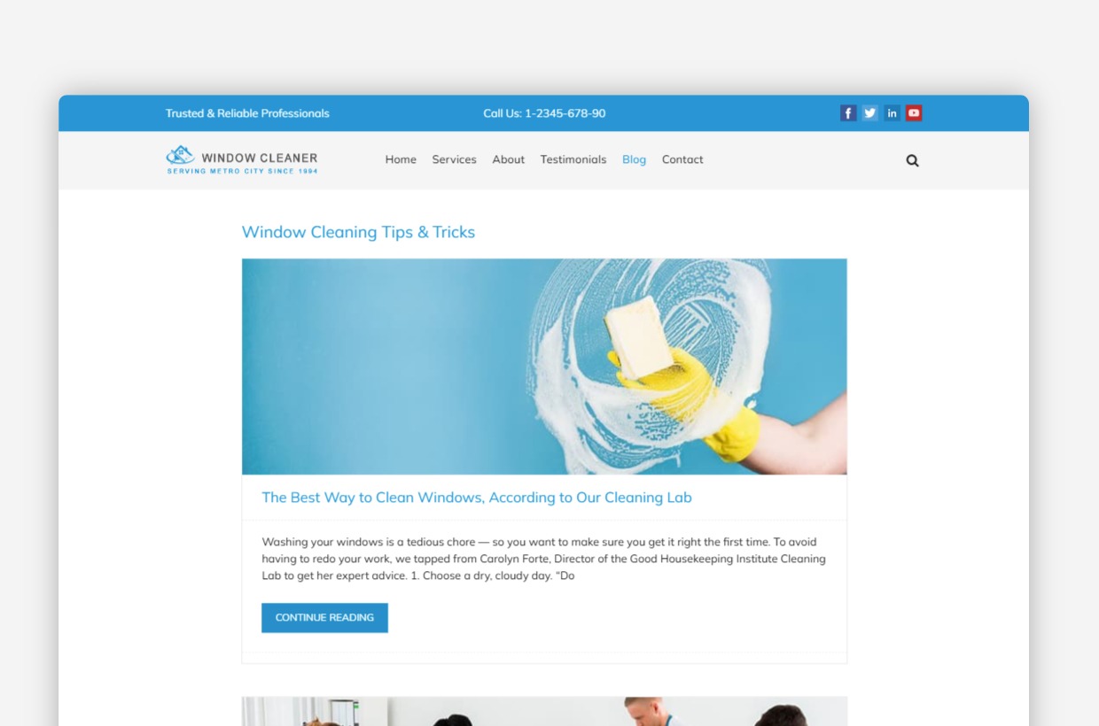 Floor Cleaning WP Theme